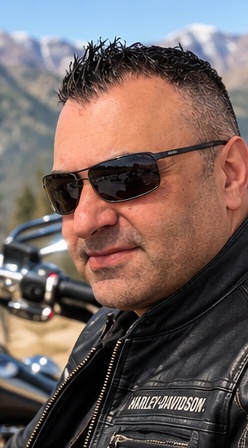 Bobby Darvish — Motorcycle biker